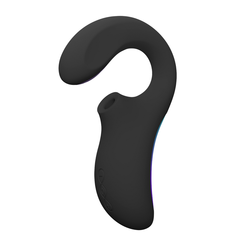 Lelo - Enigma Double Sonic - Potrójna Stymulacja - Sterowanie Przez Aplikację - Czarny-Erotiekvoordeel.nl