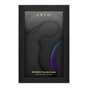 Lelo - Enigma Double Sonic - Potrójna Stymulacja - Sterowanie Przez Aplikację - Czarny-Erotiekvoordeel.nl