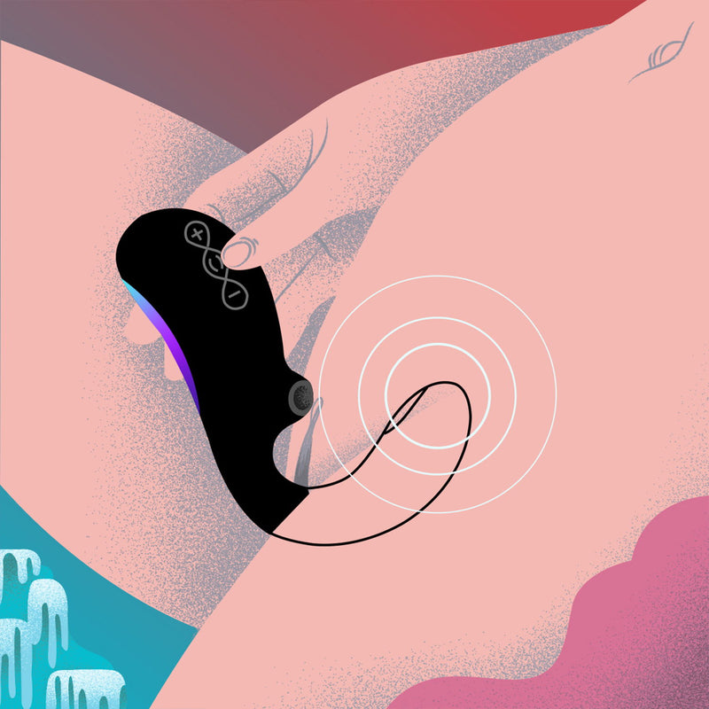 Lelo - Enigma Double Sonic - Potrójna Stymulacja - Sterowanie Przez Aplikację - Czarny-Erotiekvoordeel.nl
