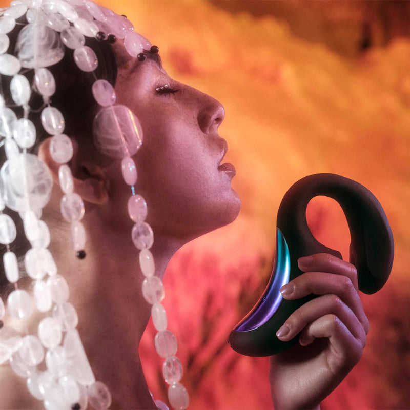 Lelo - Enigma Double Sonic - Potrójna Stymulacja - Sterowanie Przez Aplikację - Czarny-Erotiekvoordeel.nl