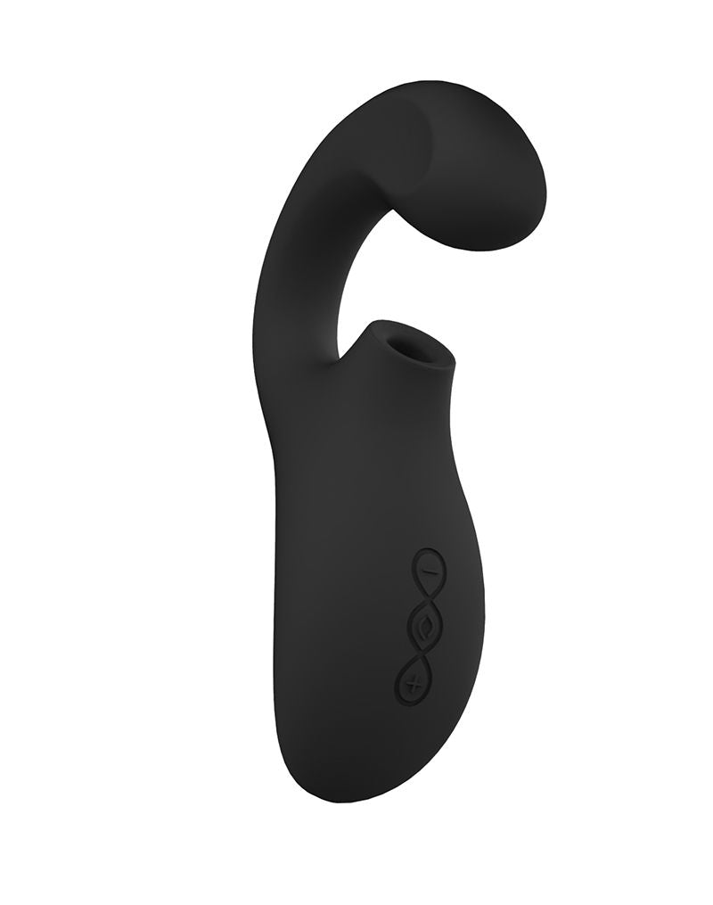 Lelo - Enigma - Vibrador para el punto G y de presión de aire - Negro-Erotiekvoordeel.nl