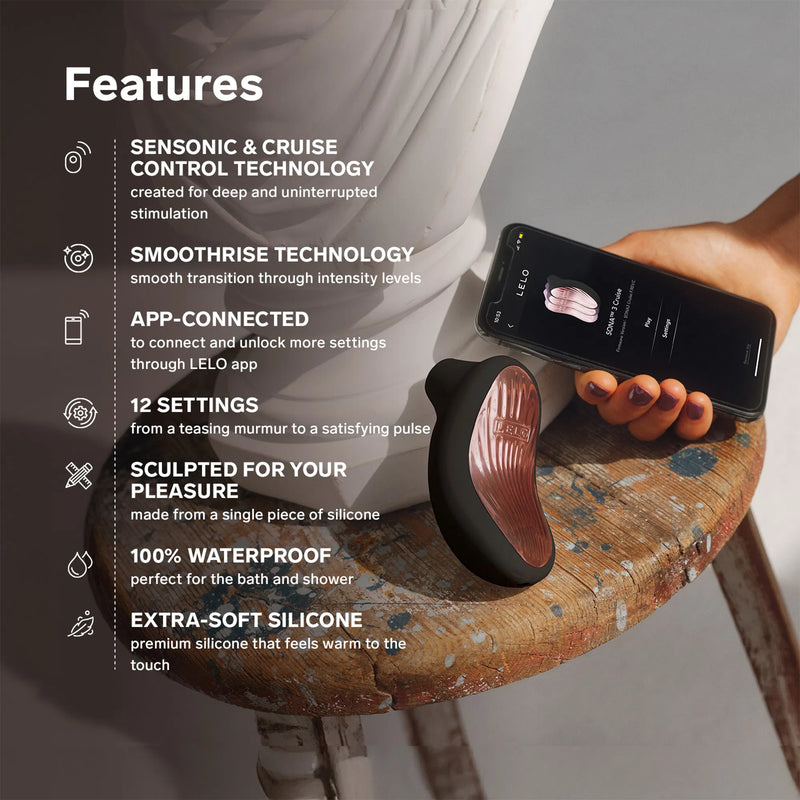 Lelo - Sona 3 Cruise - Vibrador neumático - Rosa suave-Erotiekvoordeel.nl