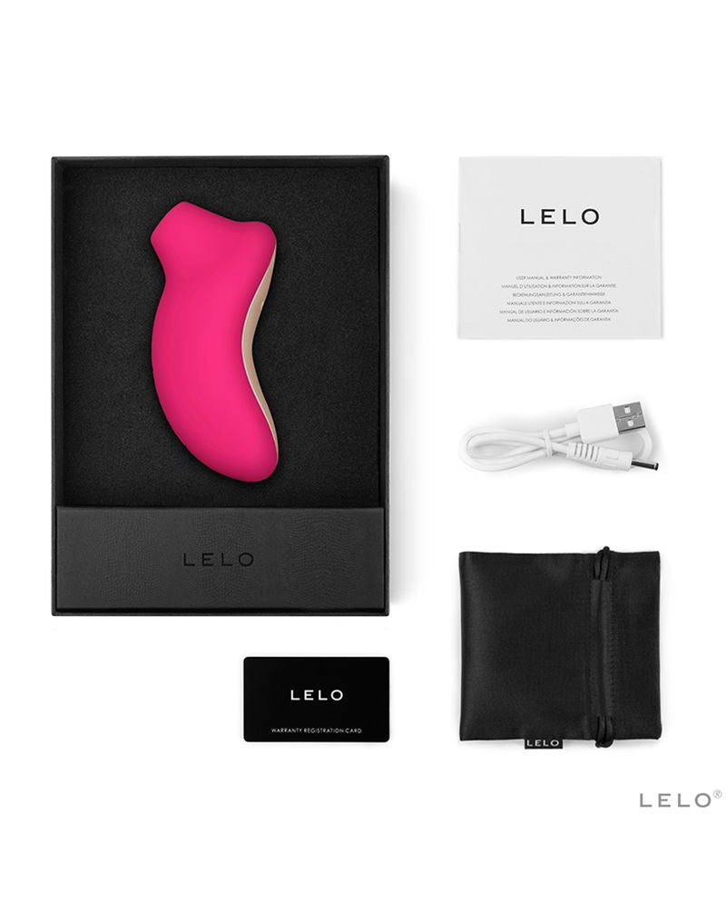 Lelo - Sona Cruise - Vibratore ad aria compressa - Rosa intenso - Erotiekvoordeel.nl