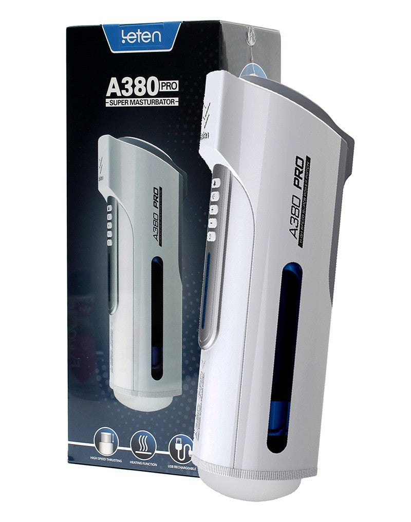 Leten - A380 Pro - Super Masturbator Met Verwarmingsfunctie en Moaning Functie-Erotiekvoordeel.nl