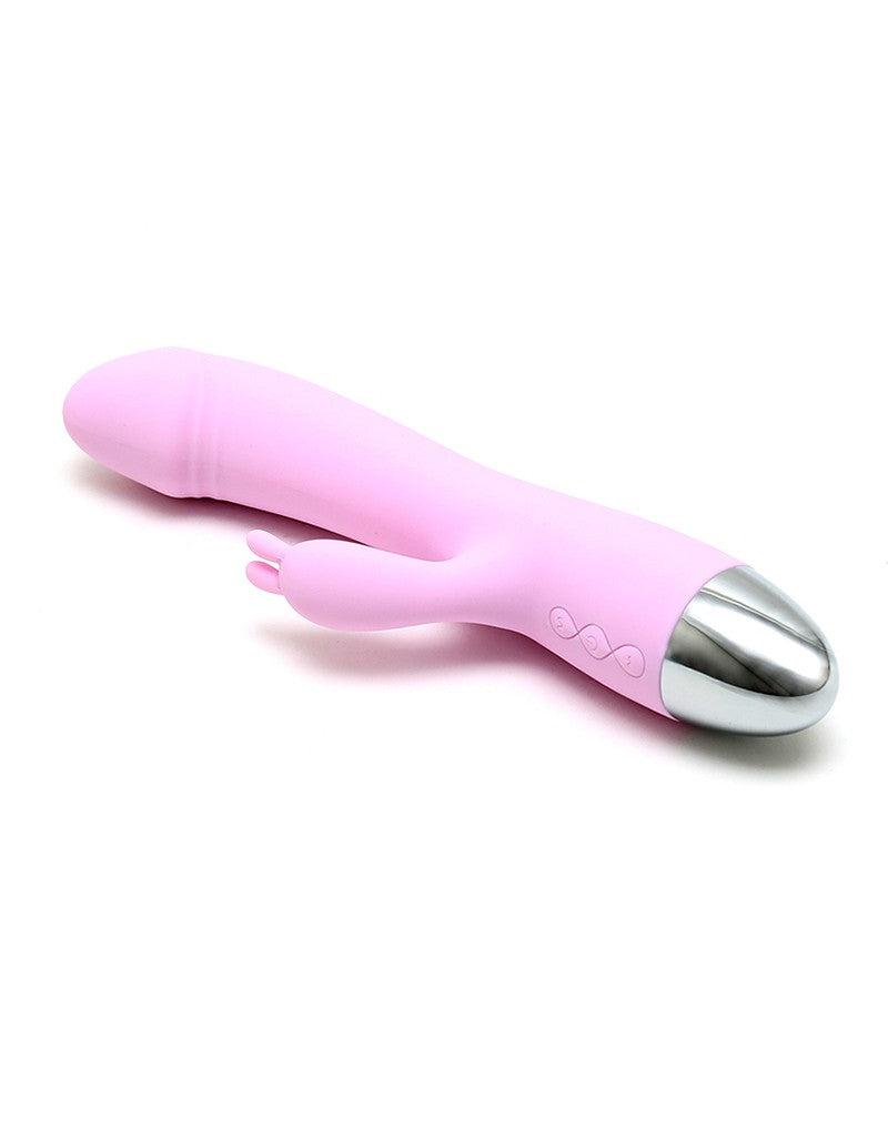 Leten - Faye 3 - Rabbit Vibrator - Silicone - Pink-Erotiekvoordeel.nl
