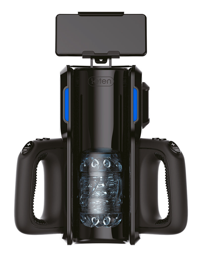 Leten - SM 500 - Masturbatore Super Thrusting con supporto per telefono - Erotiekvoordeel.nl