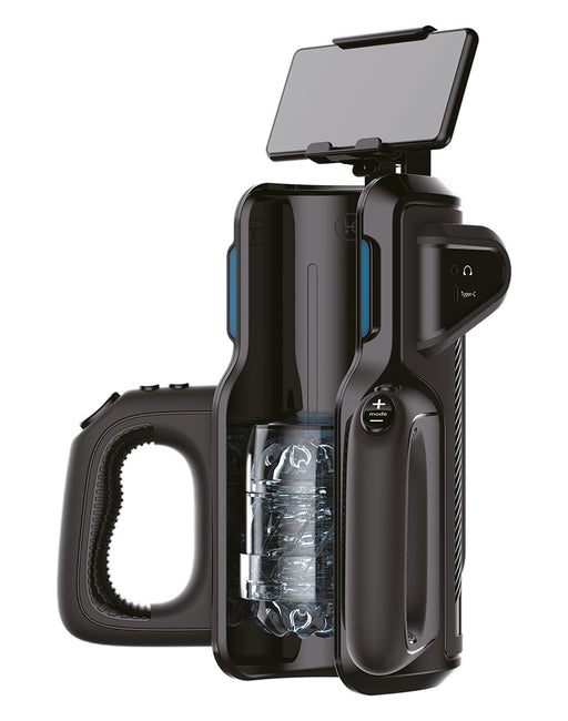 Leten - SM 500 - Super Thrusting Masturbator with Phone Holder - Erotiekvoordeel.nl