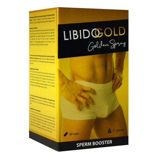 Libido Gold - Golden Spray - Zaadproductie - 60 tabletten-Erotiekvoordeel.nl