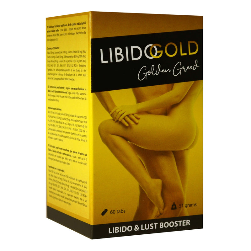 Libido Golden Greed - Luststeigernd - 60 Tabletten - Erotiekvoordeel.nl