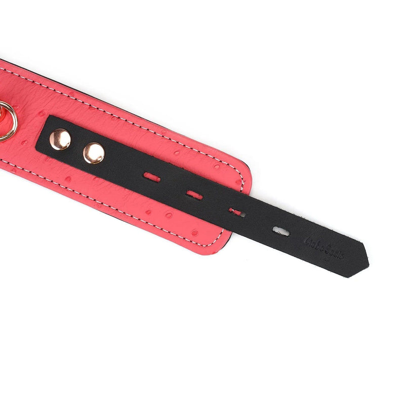 Liebe Seele - Angel's Kiss Enkelboeien Met Afsluitbare Gespen - Luxe En exclusief ontwerp - Roze/Zwart/Rosé Goud-Erotiekvoordeel.nl