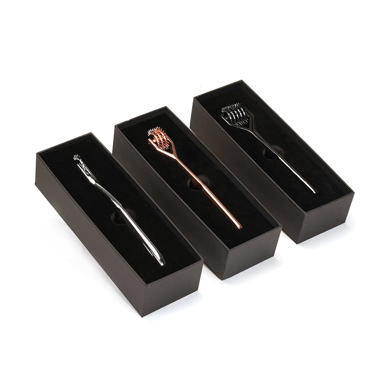 Liebe Seele – BDSM Wartenburg Pinwheel – One Pinwheel - Zwart Chroom - Voor Sensuele Spanning en Spel-Erotiekvoordeel.nl