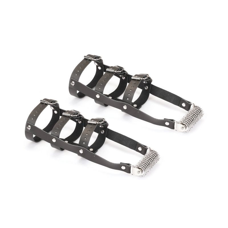 Liebe Seele - Rueda de púas BDSM para los pies - Obligado a ponerse de puntillas - Plata - Erotiekvoordeel.nl