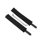 Liebe Seele - Black Bond - Bonded Leren Enkelboeien - Zacht Gevoerd - Eco-vriendelijk - Nikkelvrij - Zwart-Erotiekvoordeel.nl