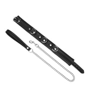 Liebe Seele - Black Bond - Eco-vriendelijke Collar Met Leiband - Nikkelvrije Hardware - Zwart-Erotiekvoordeel.nl