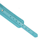 Liebe Seele - Blue Lamb - Manette in pelle di agnello - Blu con accessori dorati-Erotiekvoordeel.nl