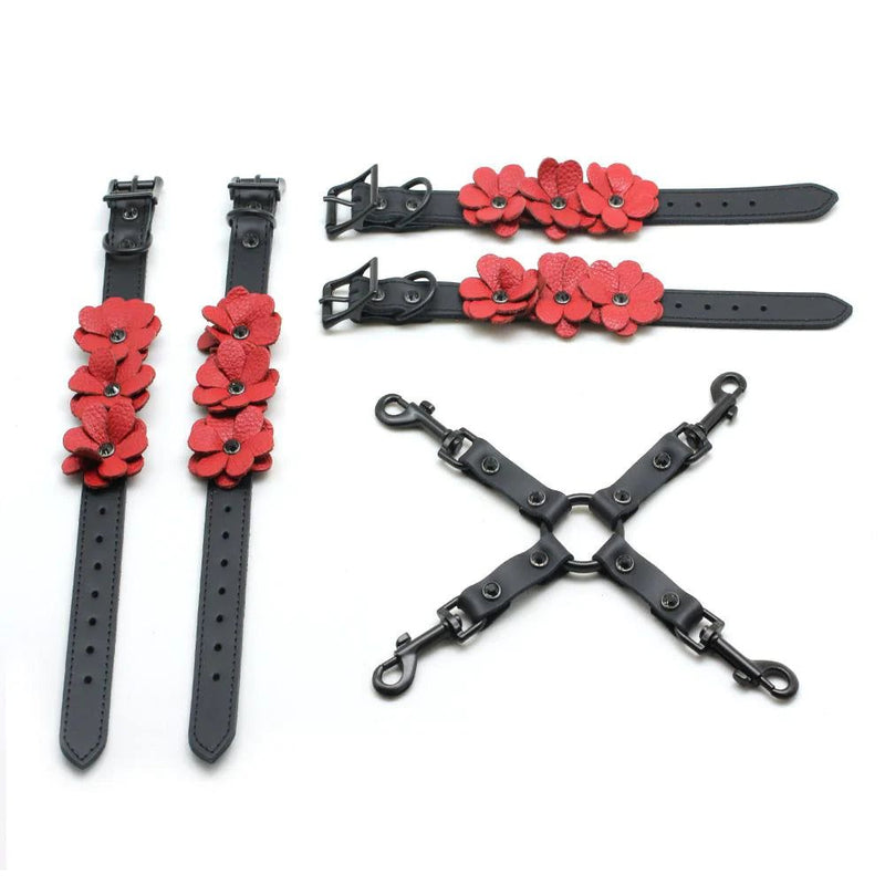 Liebe Seele - Boeienset Flower - exclusief En uniek ontwerp uit Japan - Rood/Zwart-Erotiekvoordeel.nl