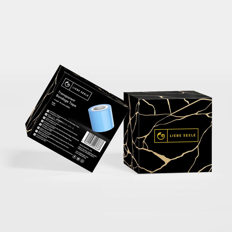 Liebe Seele - Bondagetape - Semi-transparant - PVC - 25 meter - Lichtblauw-Erotiekvoordeel.nl