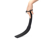 Liebe Seele - Dark Secret Exclusive Leather Punishment Belt - Double Paddle - Black - Erotiekvoordeel.nl