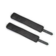 Liebe Seele - Demon's Kiss - Enkelboeien Met Gouden Hartvormige Slotjes - Luxe En exclusief ontwerp - Zwart/Goud-Erotiekvoordeel.nl