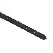 Liebe Seele - Demon's Kiss Leren Ball Gag - Luxe En exclusief ontwerp - Zwart/Goud-Erotiekvoordeel.nl