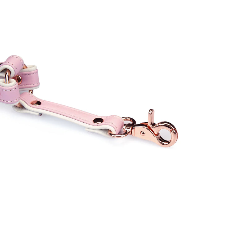 Liebe Seele - Colección Fairy - Exclusivo atador de cuero - Rosa/Blanco - Erotiekvoordeel.nl
