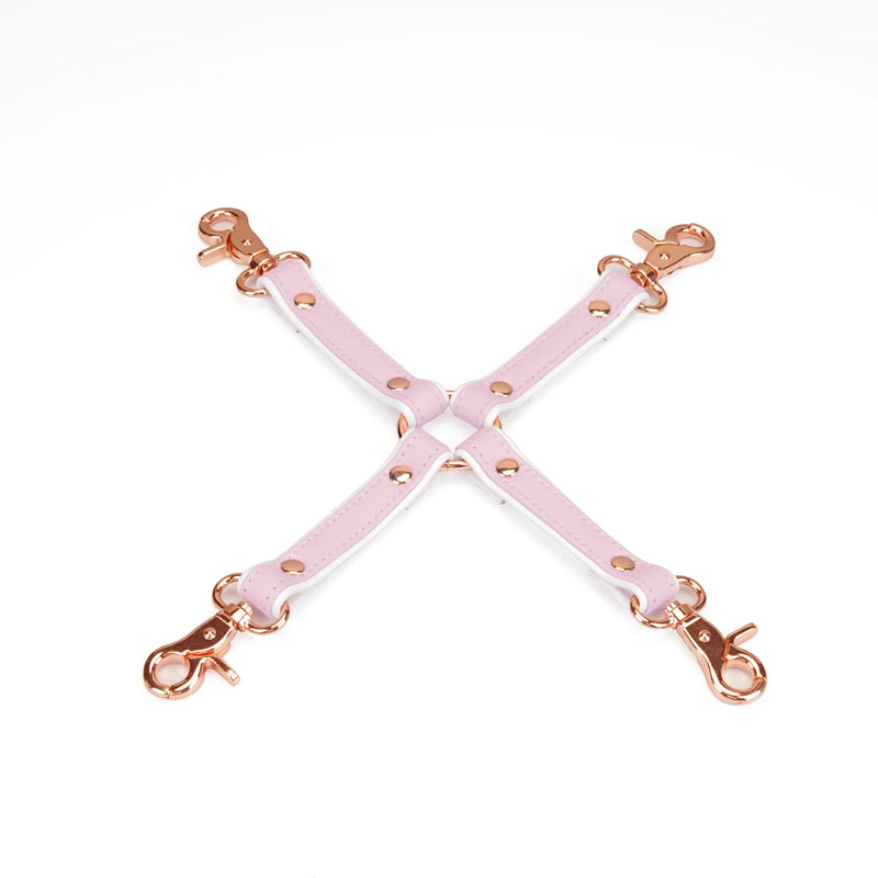 Liebe Seele - Colección Fairy - Exclusiva atadura de cuero - Rosa/Blanco - Erotiekvoordeel.nl