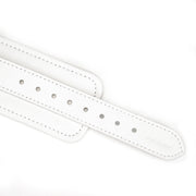 Liebe Seele - Fuji White - Lederen polsboeien - Wit-Erotiekvoordeel.nl