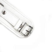 Liebe Seele - Fuji White - Lederen polsboeien - Wit-Erotiekvoordeel.nl