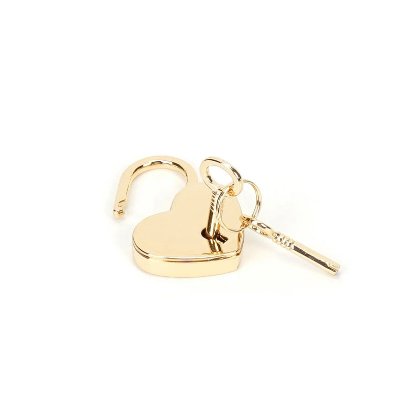 Liebe Seele - Hartvormige Luxe slotjes Voor Boeien - Twee Stuks - Goud-Erotiekvoordeel.nl