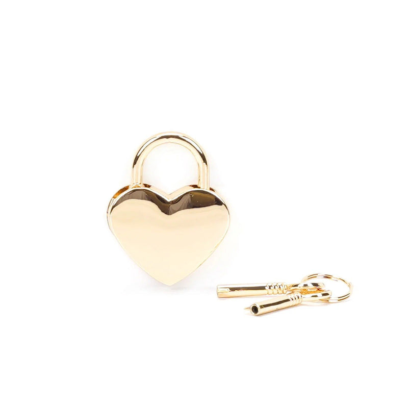 Liebe Seele - Hartvormige Luxe slotjes Voor Boeien - Twee Stuks - Goud-Erotiekvoordeel.nl