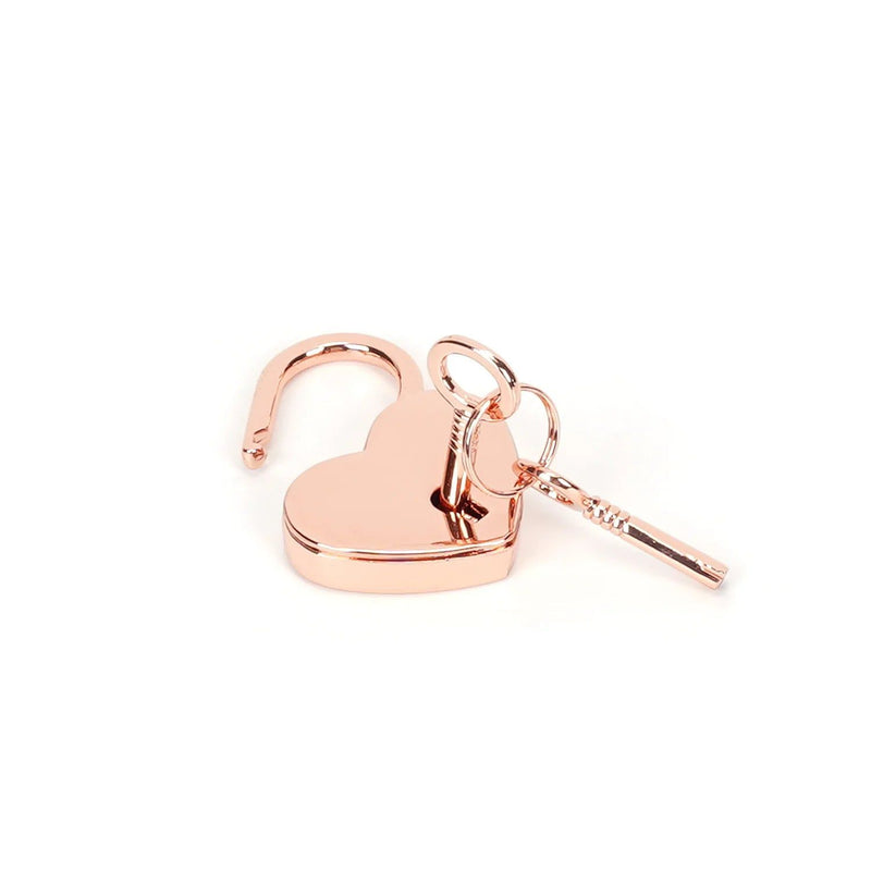 Liebe Seele - Heart-Shaped Luxury Locks for Handcuffs - Two Pieces - Rose Gold-Erotiekvoordeel.nl