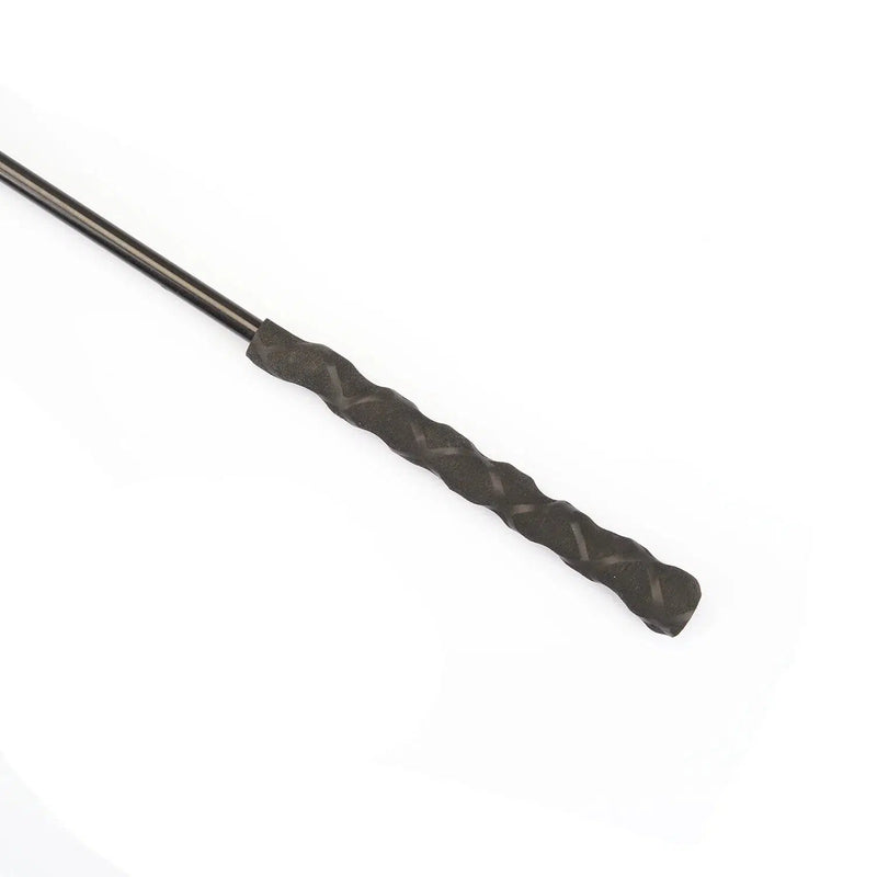 Liebe Seele - Kinbaku Ukiyoe - Mini Paardrijzweepje met Lamslederen Tip - Rood met Zwarte Rozen Print - Iets Héél Bijzonders! - Import uit Japan-Erotiekvoordeel.nl