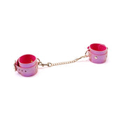 Liebe Seele - Lustre Rosa - Menottes en cuir - Rose nacré - Erotiekvoordeel. nl