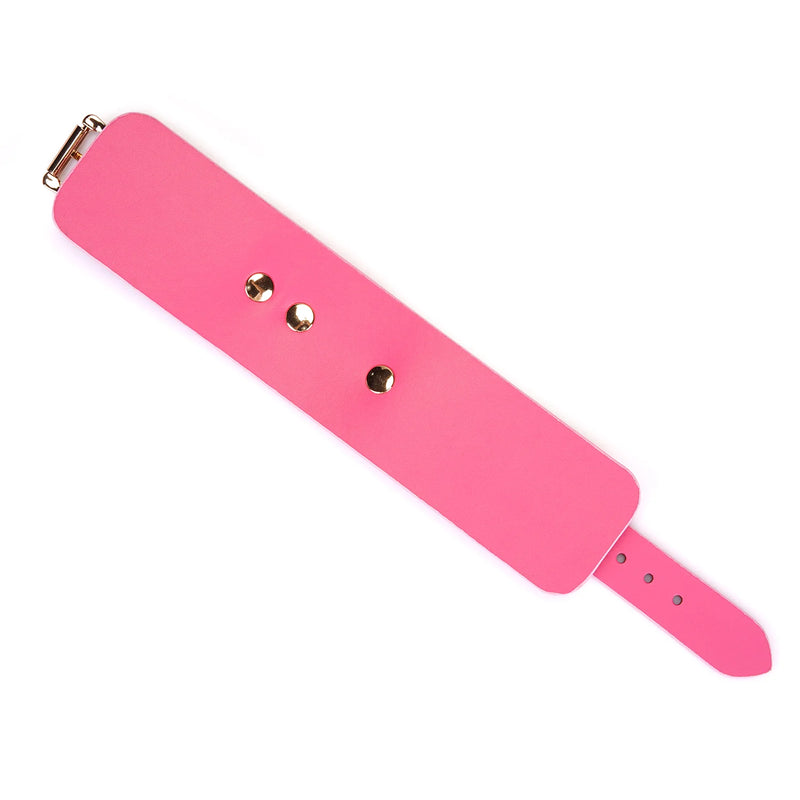 Liebe Seele - Lustre Rosa - Menottes en cuir - Rose nacré - Erotiekvoordeel.nl