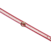 Liebe Seele - Lustre Rose - Collare in pelle con guinzaglio - Rosa madreperla con finiture dorate - Erotiekvoordeel.nl