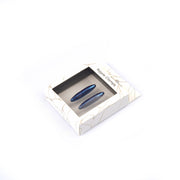 Liebe Seele - Magnetische Tepelklemmen Oval - Blauw Chroom-Erotiekvoordeel.nl