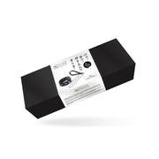Liebe Seele - Metallic Shade - Collare vegano con guinzaglio - Nero-Erotiekvoordeel.nl