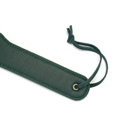 Liebe Seele - Mossy Chic Leather Spanking Paddle – Green & Gold-Erotiekvoordeel.nl