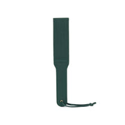 Liebe Seele - Mossy Chic Leather Spanking Paddle – Green & Gold-Erotiekvoordeel.nl