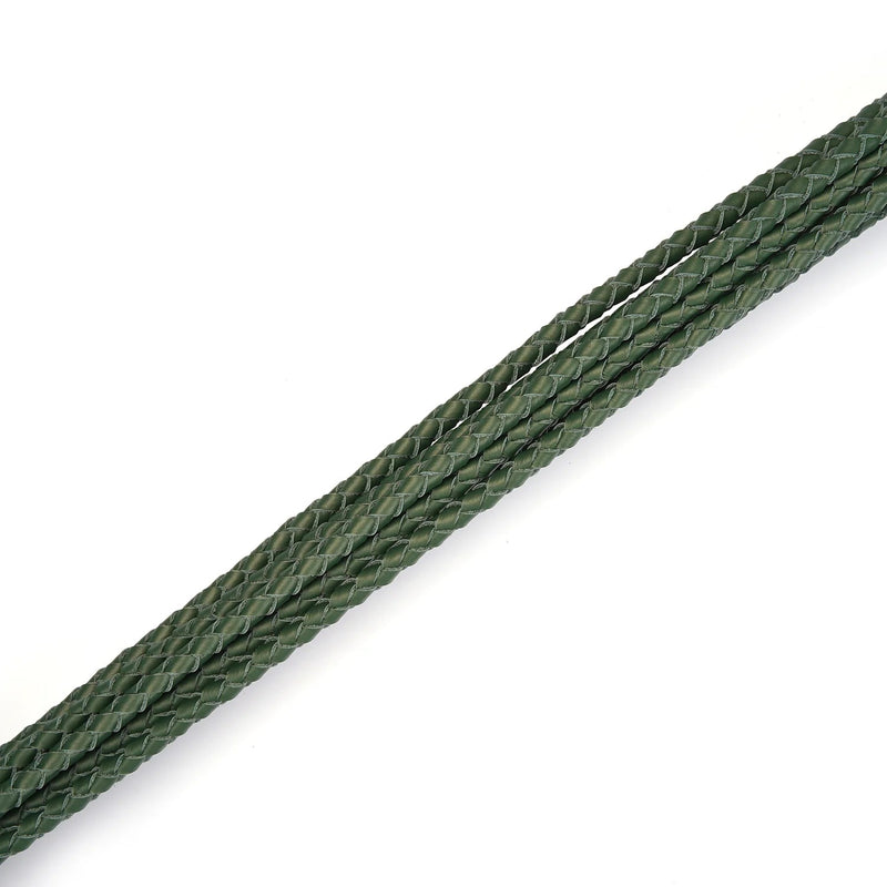 Liebe Seele - Mossy Green - Luxe Gevlochten Flogger - Cat-o-Nine Tails - Exclusief En Handgemaakt In Japan-Erotiekvoordeel.nl