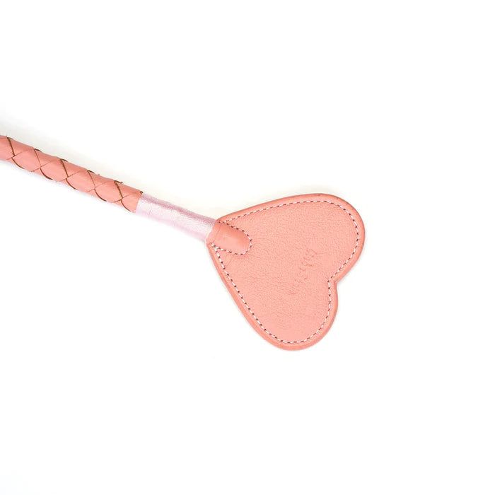 Liebe Seele - Pink Dream Riding Crop - Paardrijzweepje Leer - Roze-Erotiekvoordeel.nl