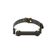 Liebe Seele - Samurai - Rugged Bit Gag with Brass Hardware - Black - From Japan-Erotiekvoordeel.nl