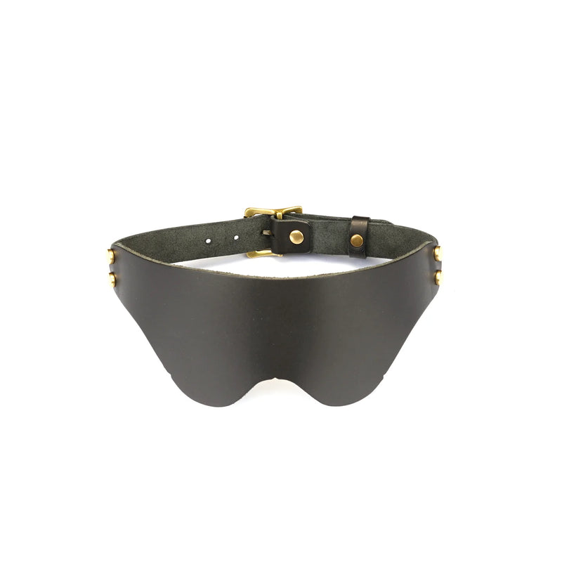 Liebe Seele - Samurai - Bandeau en cuir robuste - Noir-Erotiekvoordeel.nl