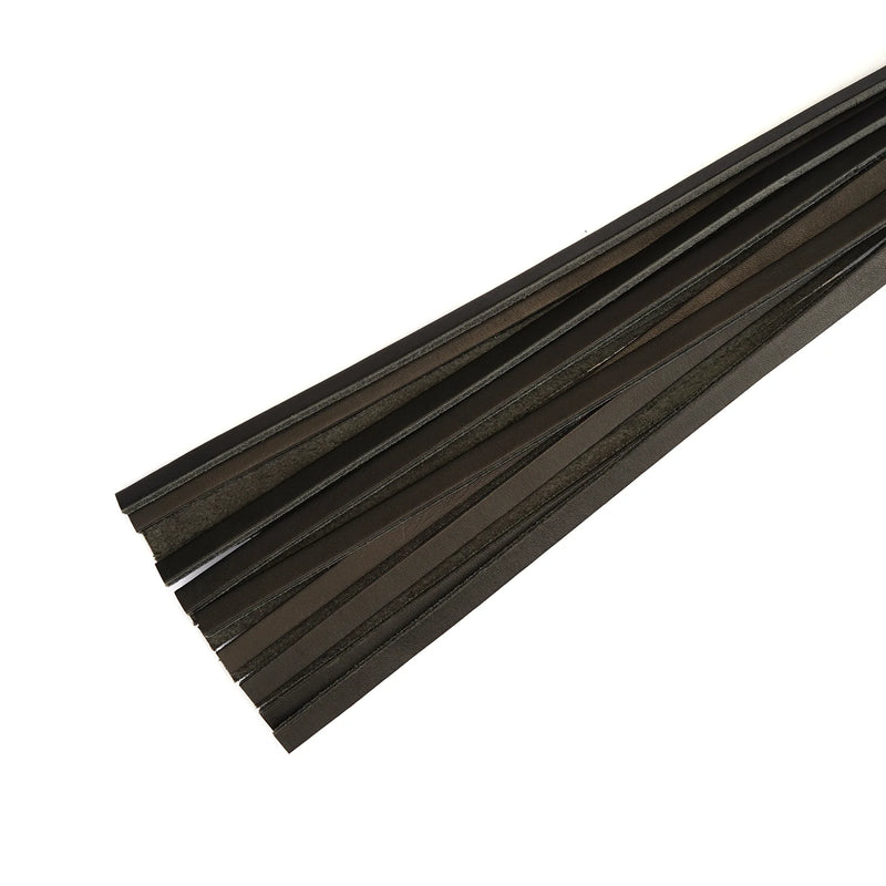 Liebe Seele - Samurai - Rugged Leather Flogger - Black -Erotiekvoordeel.nl