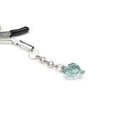 Liebe Seele - Tepelklemmen Met Glow-in-the dark steentje In hartje - Turquoise-Erotiekvoordeel.nl