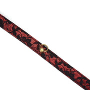 Liebe Seele - Victorian Garden - Smalle Collar - Choker - vegan vriendelijk - PU Leer & Kant - Zwart/Rood-Erotiekvoordeel.nl
