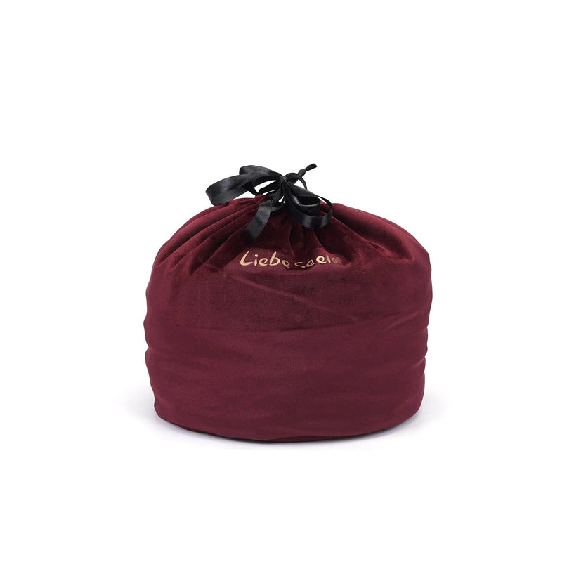 Liebe Seele - Wine Red Fluwelen Storage Bag - Opbergtas - Cilindervormig-Erotiekvoordeel.nl