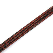Liebe Seele - Wine Red - Fouet tressé de luxe - Cat-o-Nine Tails-Erotiekvoordeel.nl