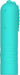 Limitless - BV1 - Bullet Vibrator met Ribbels voor Extra Stimulatie - Turquoise-Erotiekvoordeel.nl