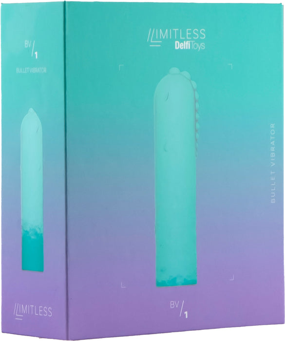 Limitless - BV1 - Bullet Vibrator met Ribbels voor Extra Stimulatie - Turquoise-Erotiekvoordeel.nl